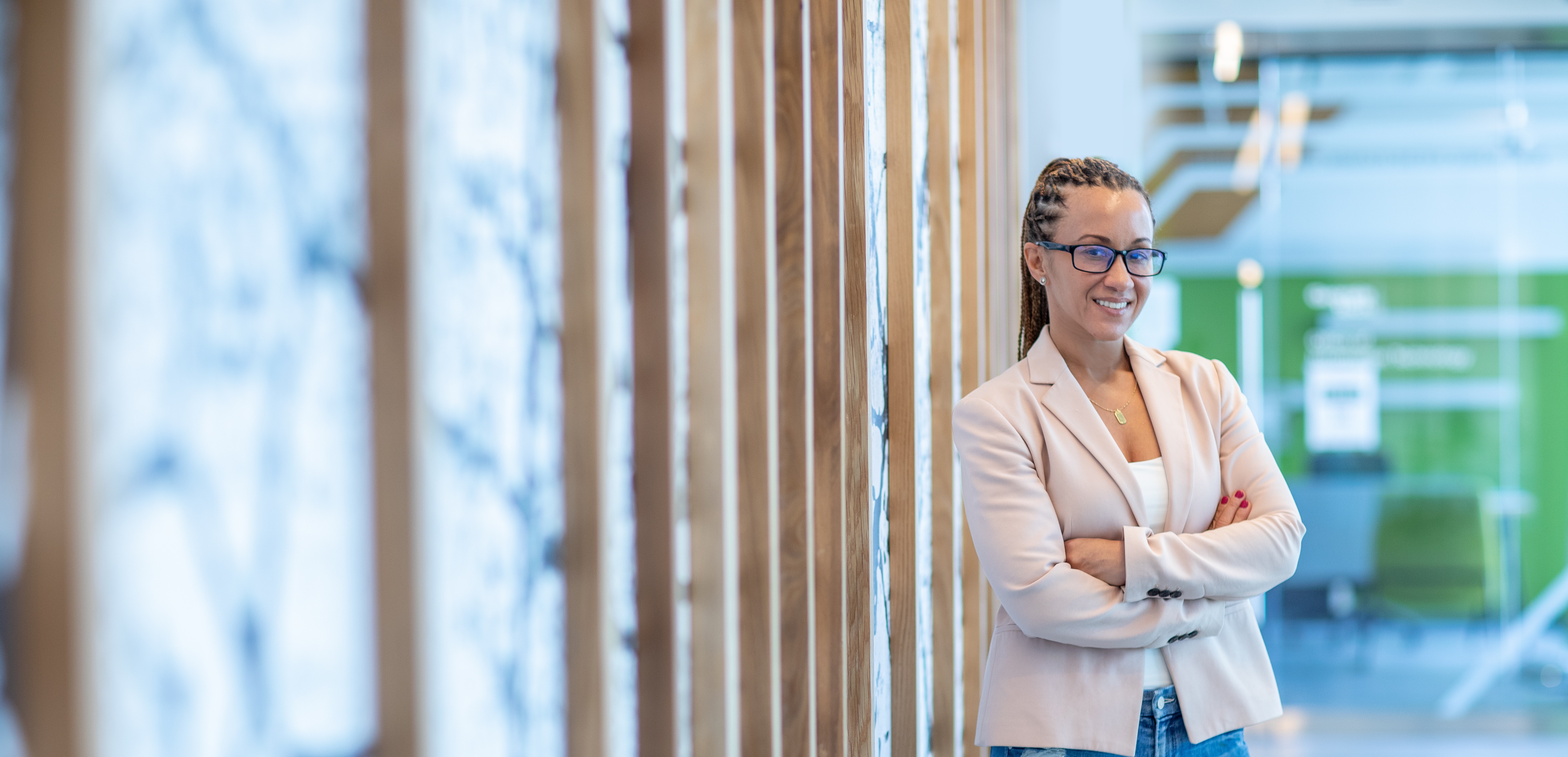 Danika Tynes, Ph.D., is a senior research associate at the Georgia Tech Research Institute (GTRI), whose work primarily focuses on advancing and strengthening global and local health systems. (Credit: Branden Camp)