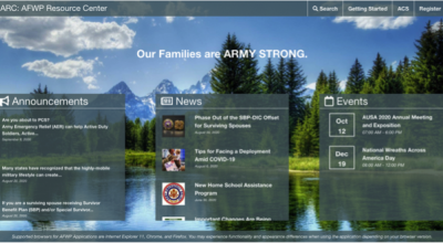 Army Family Web Portal